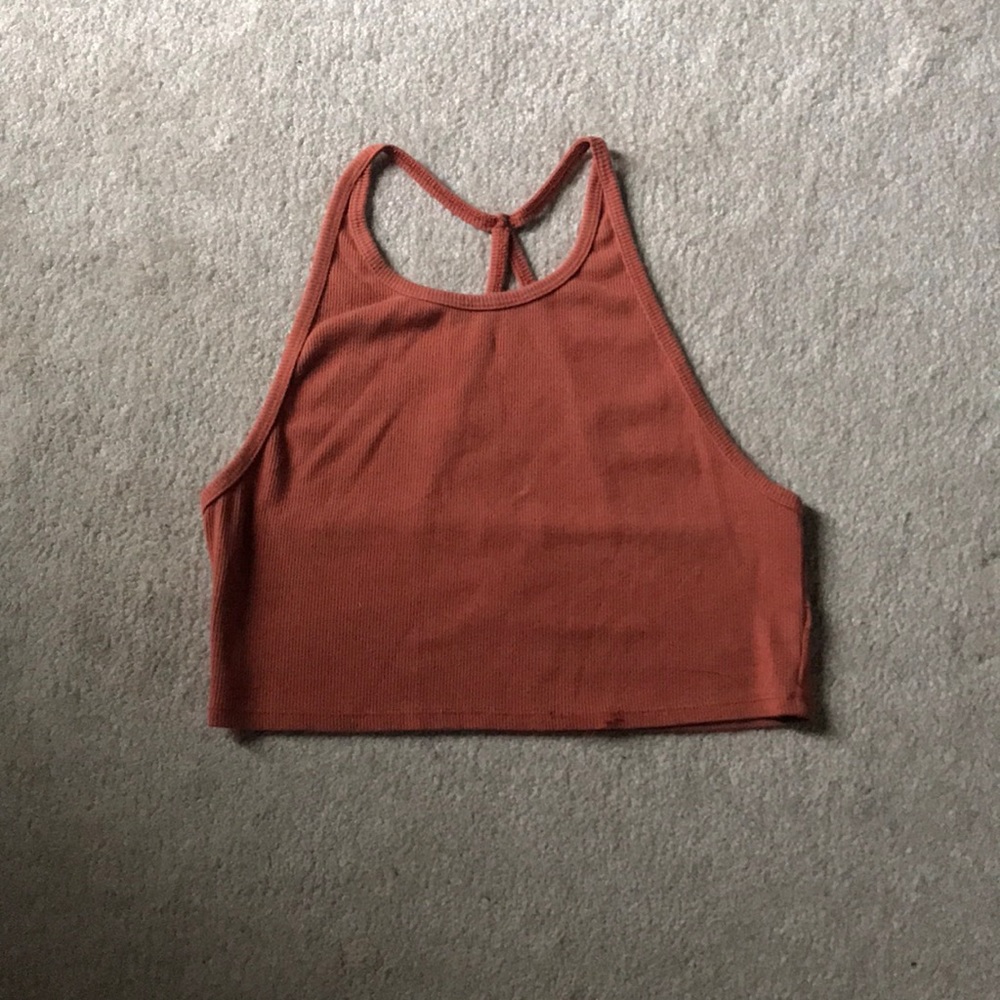 Cropped Organge tank top
